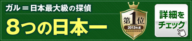 ガル ＝ 日本最大級の探偵 8つの日本一 詳細をチェック