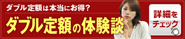 ダブル定額は本当にお得？ ダブル定額の体験談 詳細をチェック